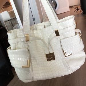 Authentic Michael Kors white bag